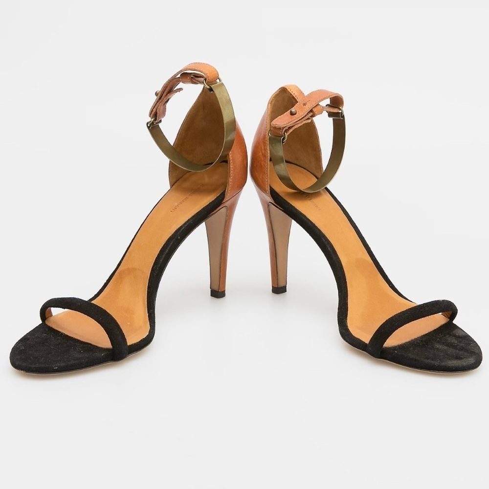 Isabel Marant Adele Brass Cuff Ankle Sandal Heels - Picture 1 of 8